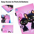 thumbnail image 3 of Galaxy Tab A 8.0 2019 T290 T295 Case, Dteck Slim Premium Leather Folio Stand Cover with Card Holder Slot for Samsung Galaxy Tab A 8 inch 2019 Release T290 T295 Tablet, Cats, 3 of 5