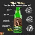 thumbnail image 5 of (2 pack) Herbishh Light Brown Hair Color Shampoo for Gray Hair, Permanent Color for Men & Women, 3-in-1 Color+Shampoo+Conditioner, 500ml – Buy 1 Get 1 Free, 5 of 8