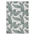 thumbnail image 2 of World Rug Gallery Nature Inspired Floral Leaves Reversible Indoor/Outdoor Area Rug - Green 5'x7', 2 of 7