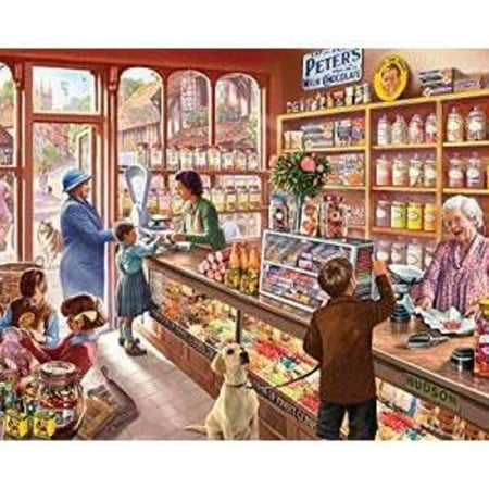 White Mountain Puzzles Old Candy Shop - 1000 Piece Jigsaw (Best 1000 Piece Jigsaw Puzzles)