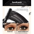 thumbnail image 6 of High Heels Design Mascara, 5D Volumizing Lengthening Curling Mascara, Waterproof Smudge-Proof Black Mascara, No Clumping Long Lasting Eye Makeup, 6 of 12