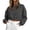 Dark Gray #25, variant on Women's Y2k Cropped Sweatshirt Oversized Crew Neck Drop Shoulder Long Sleeve Banded Hem Loose Casual Crop Pullover 2XL