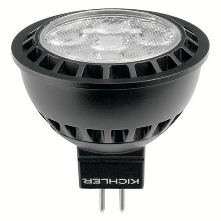 Black Mr16 Lamps - Kichler 18142 2700K 600 Lumen ANSI MR16 15 Degree LED Lamp, Black