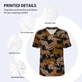 thumbnail image 3 of Lsque Leopard Print Pattern Mens Polo Golf Shirts Funny Graphics Shorts Sleeve Button Shirts Baseball T-shirt-XX-Large, 3 of 7