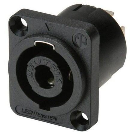 Neutrik Speakon Panel Mount - Neutrik NL4MP-UC Speakon Connector 4 Pole Panel Mount
