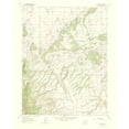 thumbnail image 2 of USGS 12x14 White Modern Wood Framed Museum Art Print Titled - Owl Canyon Colorado Quad - USGS 1965, 2 of 4