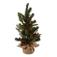 thumbnail image 5 of Kurt S. Adler TR0607 Arbre de Baies Rouges et Pommeaux de Pin 24 Po., 5 of 5