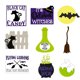 thumbnail image 1 of Cartel De Halloween Decoración De Mesa De Madera Decoración De Bandeja Escalonada De Estilo Rústico Adorno De Murciélago Independiente Con Rayas De Halloween Bandeja Escalonada, 1 of 8