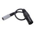 thumbnail image 1 of Headset Extension Cable, Durable 11.8in Length 5Pin XLR Male To 6Pin Headphone Adapter Anti Interference Portable  For Airbus, 1 of 8