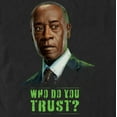 thumbnail image 2 of Men's Marvel: Secret Invasion James Rhodes Who Do You Trust Graphic Tee Black Small, 2 of 5