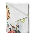 thumbnail image 2 of Chill Soft Flannel Fleece Throw Blanket, Young Girl Standing Back with Flourishing Roses Abstract Floral Feminine, Cozy Plush for Indoor and Outdoor Use, 70" x 90", Multicolor, by Ambesonne, 2 of 5