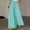 Green, variant on Solid Color Pants for Women Casual Elastic Waist Wide Leg Pants with Pockets Drawstring Purple XL(XL)