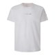 thumbnail image 1 of Pepe Jeans Camiseta Hombre - DAVID TEE, Cuello Redondo, Manga Corta, Algodón, Logo, color sólido Blanco XXL (XX-Large), 1 of 2