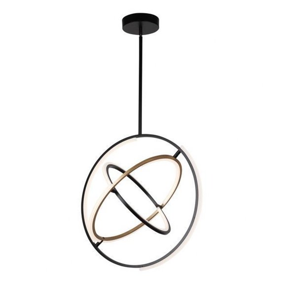 AC6741BB-Artcraft Lighting-Trilogy - 75W LED Pendant-24 Inches Tall and 24 Inches Wide