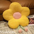 thumbnail image 1 of Cute Plush Sofa Throw Pillows INS Flower Pillow Office Chair Lumbar Back Cushion Soft Elastic Decor Cushions Winter Oreiller55cm-yellow Deng Xun unisex, 1 of 2