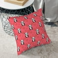 thumbnail image 6 of Square Throw Pillow Covers with Core, Cute Panda Love Background Pillows for Sofa Beds, 18" x 18" Multicolor, 6 of 9