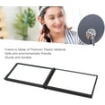 thumbnail image 3 of 4 Panel Expandable Mirror 360 Degree Handheld Desktop Portable Foldable Makeup Mirror for Self Hair Cutting (Black), 3 of 8