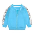 thumbnail image 3 of WOYY Newborn Girls Outfits Unisex Tracksuit Zip Up Sweatshirt Sweatpants Set, Sizes 3-6M, 3 of 6