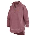 thumbnail image 2 of Women's Pressbox Maroon Arizona State Sun Devils Northfork Sojourn Poncho Quarter-Zip Sweatshirt, 2 of 3