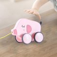 thumbnail image 1 of Juguete para empujar y tirar de animales, juguete para tirar, juguete educativo, juguete divertido para bebé, juguete para caminar para niños pequeños Cerdo, 1 of 10