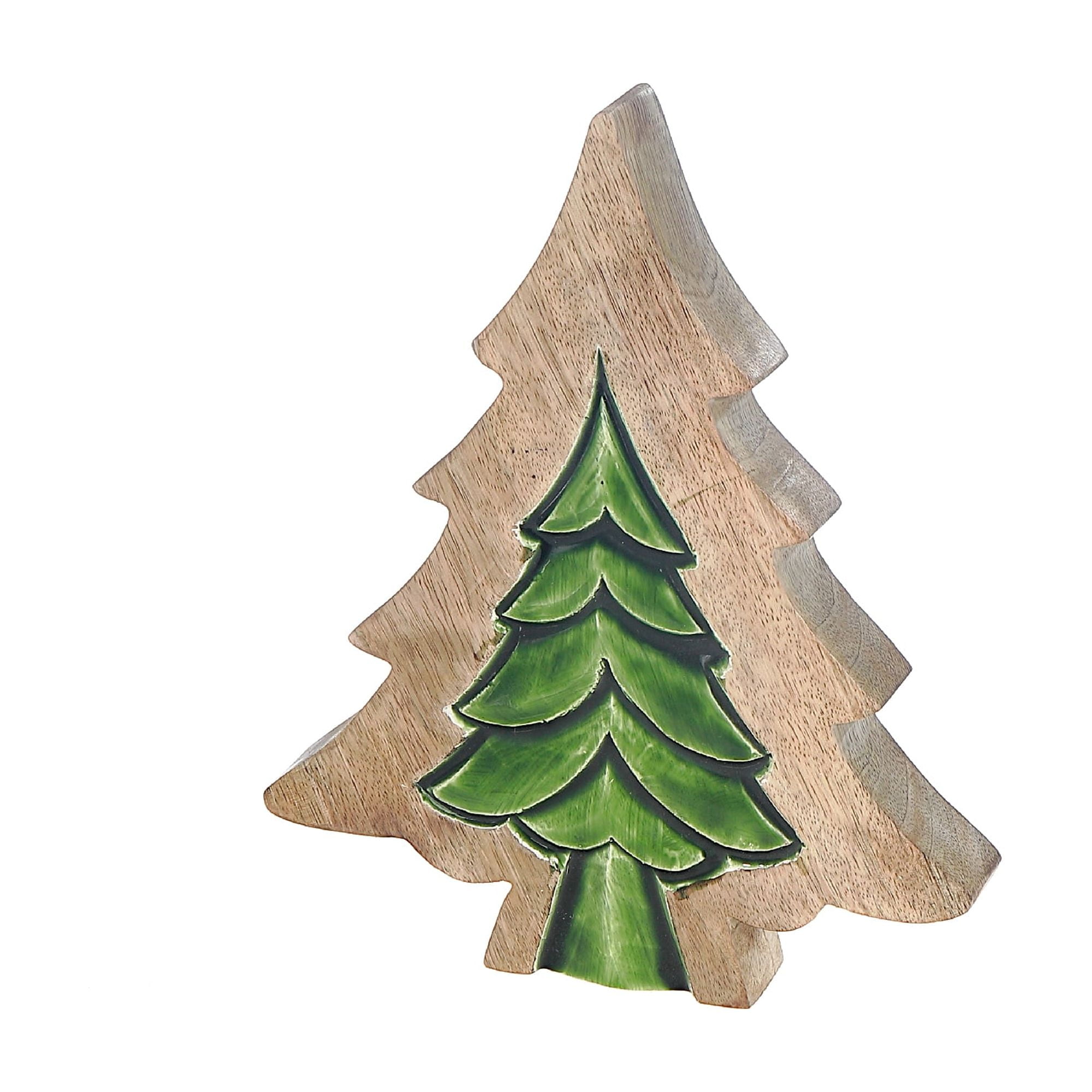 Arbre En Bois Sculpté Avec Insert (Petit)