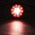 thumbnail image 4 of luces traseras LED redondas para coche, resistentes al agua, 16 LED, para camión, remolque, camión, accesorios para coche, 16 luces traseras LED redondas para coche, multifuncionales, rojo y blanco, 4 of 5