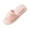 Pink, variant on Open Toe Fur Slippers, Women's Fluffy Faux Fur Open Toe Slippers Cozy Fleece Plush Slide Sandals, Warm Winter Comfort Cushion Indoor Sliders, Lightweight Non Slip House Mules Shoes, Pink 5.5