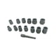 thumbnail image 3 of 14 Pcs Lug 3/8Inch Drive Impact Bolt Nut Extractor Set, Nut Remover Kit 1/4Inch-3/4Inch Twist Socke, 3 of 5