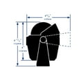 thumbnail image 2 of Ritchie B-51G Bracket Mount Explorer Compass, Grey with Blue Dial, 2 of 2