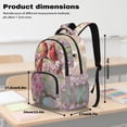 thumbnail image 7 of FKELYI 17 Inch School Backpack for Boys & Girls Spacious Schoolbag for Elementary Student Cherry Flower Cardinal Bird Print Casual Daypack Lightweight Book Bag Travel Bags, 7 of 7