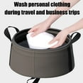 thumbnail image 5 of mfyjkho Foldable Collapsible Portable Sink Basin, 8.5L Capacity for Outdoor Travel Camping Hiking, Multipurpose Washing Bucket for Dishes Laundry Pets, Lightweight Compact Storage, Includes 1 Basin, 5 of 6