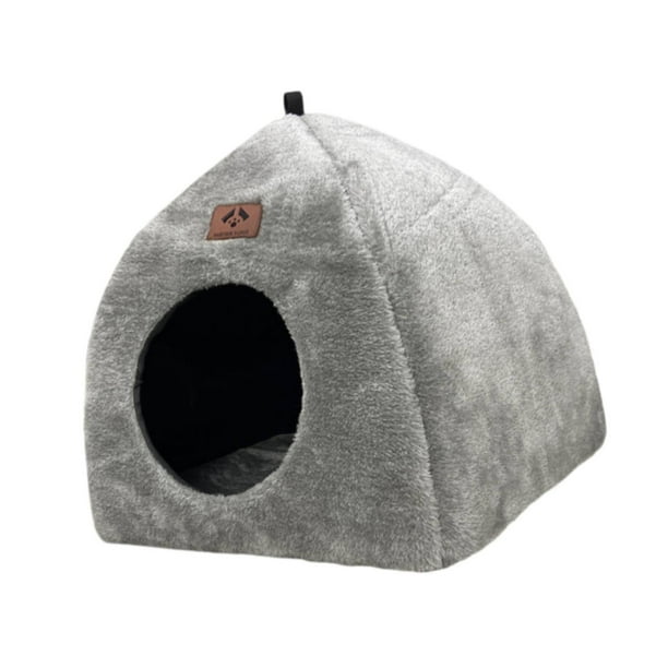 Cama cueva para gatos, casita de descanso y juegos para gatitos, refugio cálido para mascotas. L