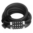 thumbnail image 1 of Bike Lock, Keyless Bicycle Code Lock, Easy to Use for Mountain Bike E-bike Antitheft Bike Code Lock 1.2m,1.8m, 1 of 8