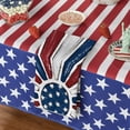 thumbnail image 7 of Sm:)e Daisy American Flag 4th of July Kitchen Dish Towels Set of 2 18x26 Inch, Red, Soft & Absorbent Patriotic Independence Day Washcloth, 7 of 7