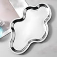 thumbnail image 1 of Display Tray Stainless Steel Cloud Shape Decorative Organizer for Vanity, Entryway, Bedroom Storage, 1 of 6