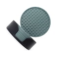 thumbnail image 1 of tredstone Portable Silicone Drink Coasters With Holder Convenient And Durable Accessory Convenient Misty Blue, 1 of 6