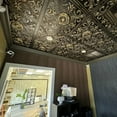 thumbnail image 2 of 511 - Venice 2 ft. x 2 ft. PVC Glue-up or Lay-in Ceiling Tile in Antique Brass (200 sq.ft / Pack) - 50 Pieces, 2 of 3