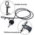 thumbnail image 4 of Cable de gimnasio de 2 m a 5 m, cuerda de alambre de acero resistente, piezas de repuesto para gimnasio en casa, accesorios de polea de cable de fitness, diámetro de 5 mm, tipo A-2M, 4 of 5