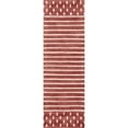 thumbnail image 6 of Rugs USA Mandia Striped Wool Area Rug, 2' x 6', Runner, Marlowe Brick, 6 of 9