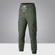 thumbnail image 2 of Pantalones de trabajo japoneses informales con bolsillos y cordón para hombre: pantalones nuevos de verano, holgados y transpirables para el día a día., 2 of 4