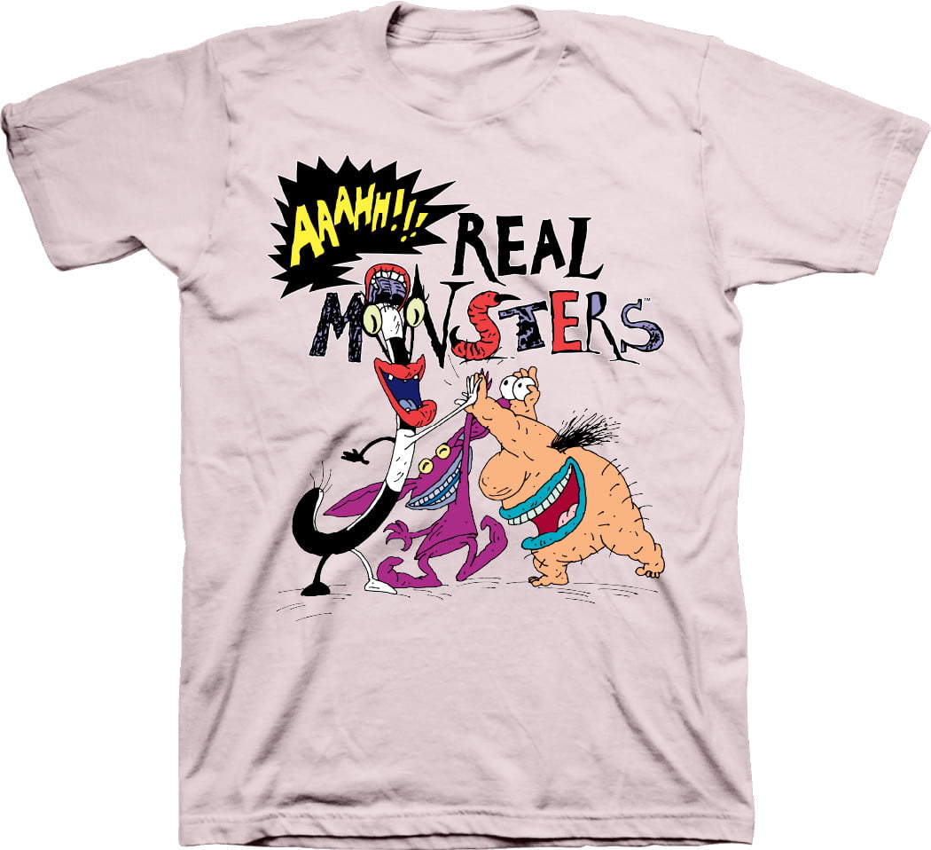 Nickelodeon - Mens Nickelodeon AAAHH REAL MONSTERS Shirt - Retro Nick ...