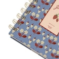 thumbnail image 4 of Papier To Go, Guided Recipe Journal, Spiral, Hardcover, B5 Size - 7.1 x 10", Painted Fruit Print - Strawberries, Blue, 4 of 6