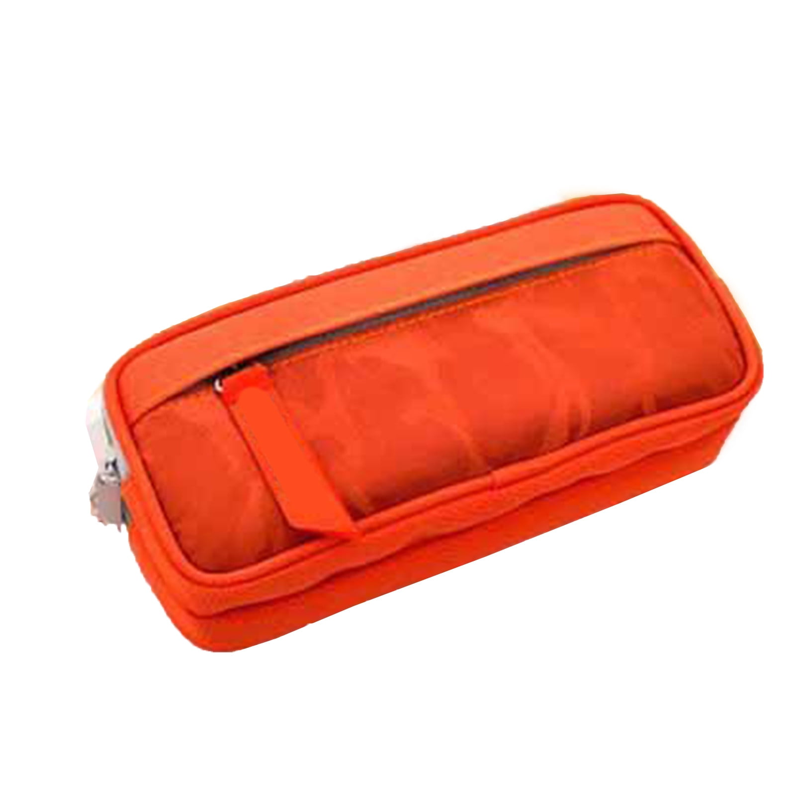 Red Black Buffalo Plaid Semicircle Pencil Cases For Student Back To School Leather Pen Case Pencil Storage Box For Kids 