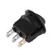 thumbnail image 5 of Encendiendo 20A 12V 3 Pin Car Auto Boat On Off Round Dot LED Rocker Toggle Switch (Rojo), 5 of 7