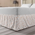 thumbnail image 1 of Ambesonne Multi-color Gathered Wrap Around Microfiber Bed Skirt, King, 1 of 2