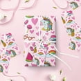thumbnail image 3 of 23x58 Inch Girl Power Wrapping Paper Roll Unicorns, Rainbow, Hearts, Lipstick Design Party Gift Wrap for Holiday, Birthday Graduation for Girls Women, 3 of 7
