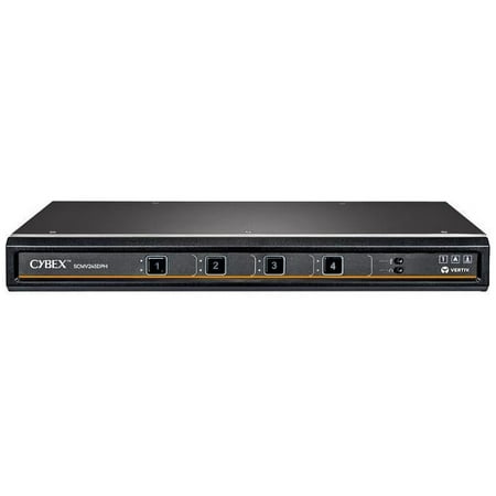 UPC: 0636430089362 | Vertiv Cybex SCMV245DPH-400 Secure MultiViewer KVM Switch 4 Port  NIAP Approved