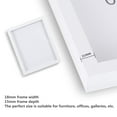thumbnail image 3 of DEMAIKE 8x10 Shadow Box Frame Wood 3D Picture Frame with Glass Cover, Display Case with Mat for Wall-Hanging or Free-Standing Picture Showcase, White, 3 of 7