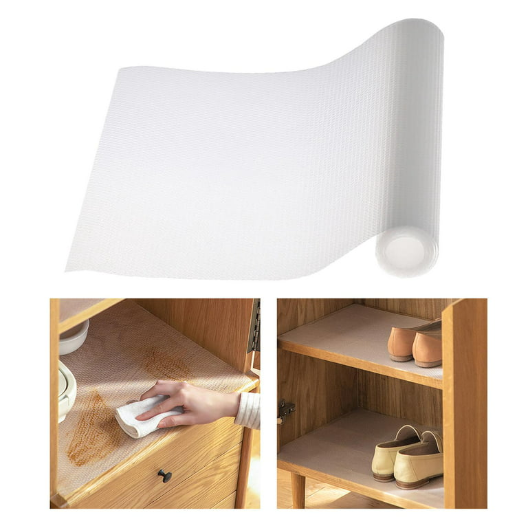 Drawer Liners, Kitchen Shelf Liner 23'''' Kitchen Cupboard Cabinet Liner Adhesive Waterproof Washable Fridge Slip Mats, Size 23'''', Size: 60x150CM