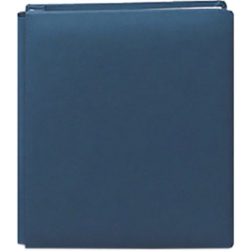 Pioneer 12 Inch by 15 Inch Postbound Family Treasures Deluxe Fabric Cover Memory Book, Seabreeze Blue